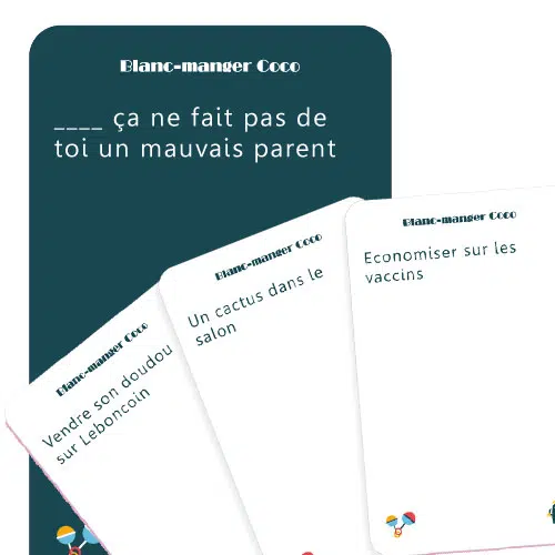 Cartes Blanc Manger Coco - La Pilule
