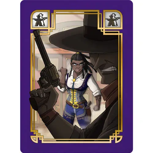 Carte coup pouce Colt Express 2 trains 1 mission