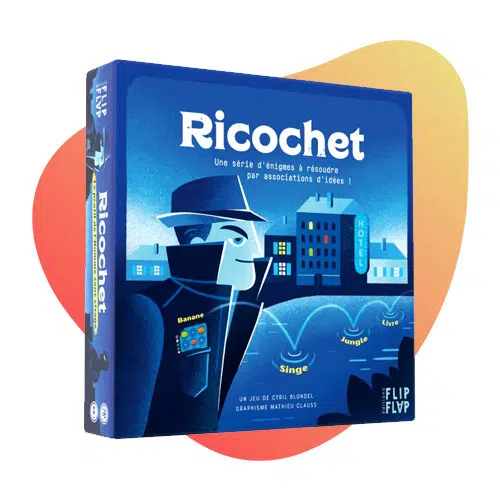 Ricochet le profil de l'homme sans visage