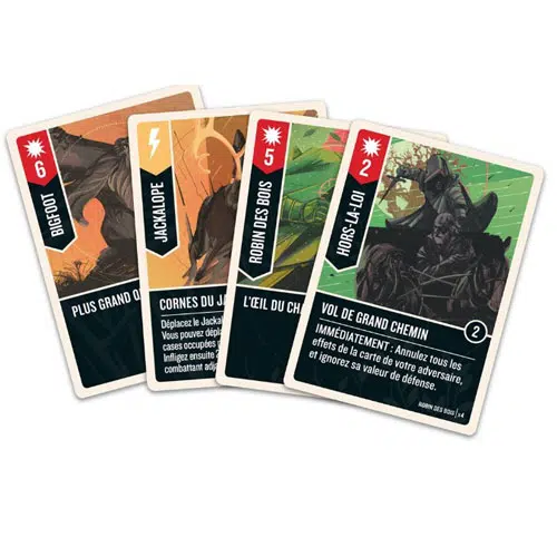 Cartes Unmatched Robin des bois vs Bigfoot