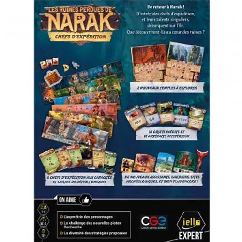 Boite Les Ruines Perdues de Narak - Chefs d'expédition