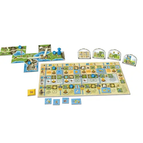 isle of skye journeyman les tuiles et le plateau du jeu